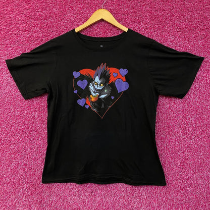 Death Note Ryuk Heart Graphic Anime T-Shirt XL