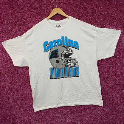 Carolina Panthers Helmet Tshirt size XL