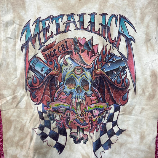 Metallica Norcal Tiedye Rock tshirt size small