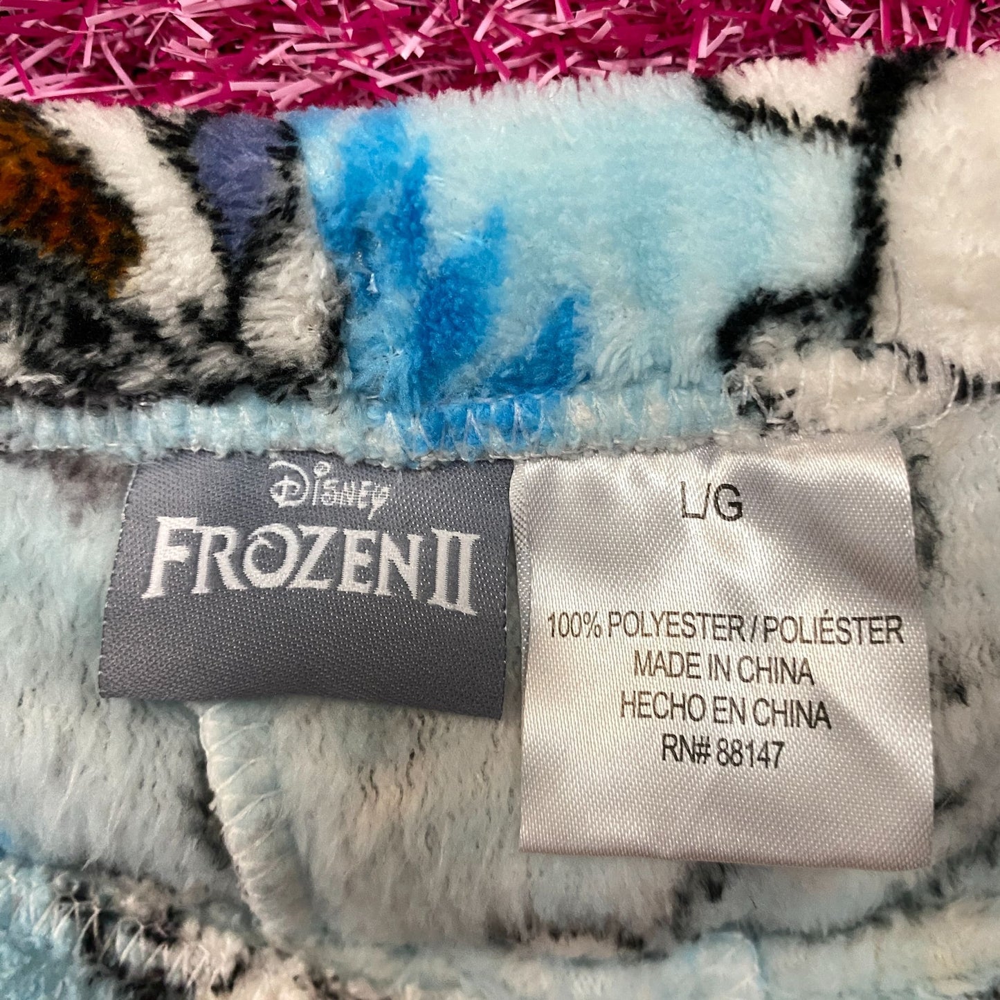 Disney Frozen 2 Olaf Plush Sleep Pajama Pants Large