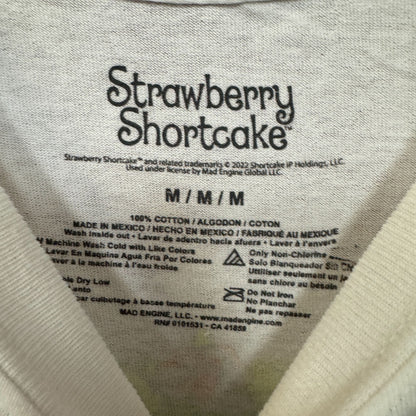Strawberry Shortcake & Custard Cat Strawberry Cottage Tee M