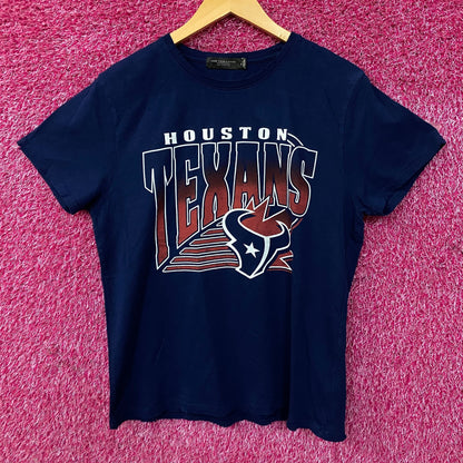 Junk Food Clothing Women's Houston Texans Vintage Style T-Shirt Medium
