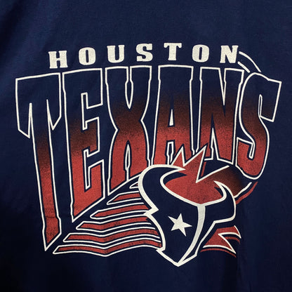 Junk Food Clothing Women's Houston Texans Vintage Style T-Shirt Medium