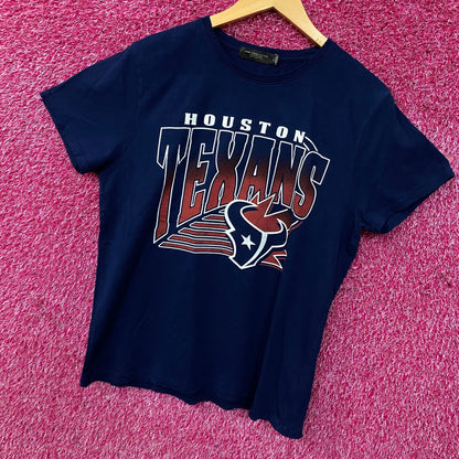 Junk Food Clothing Women's Houston Texans Vintage Style T-Shirt Medium