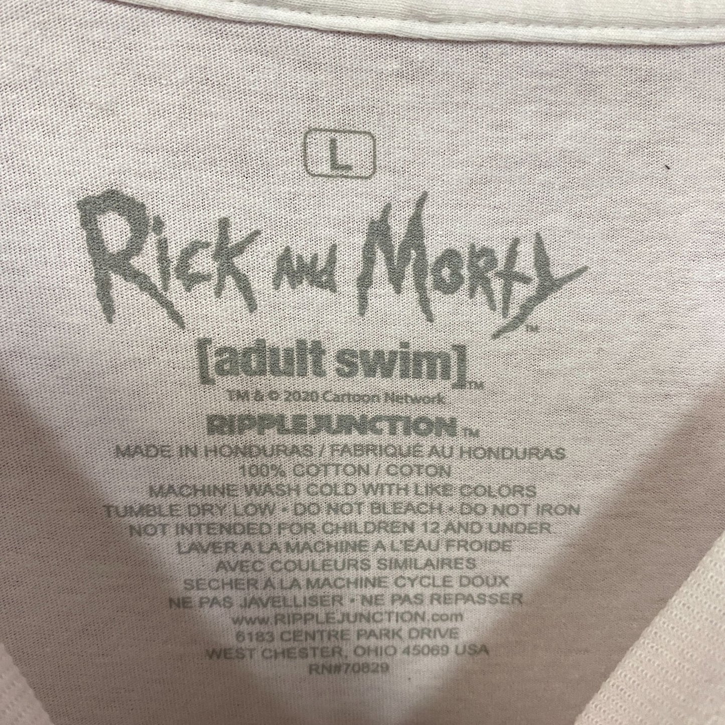 Adult Swim Rick & Morty I Always Slay Queen T-Shirt Large