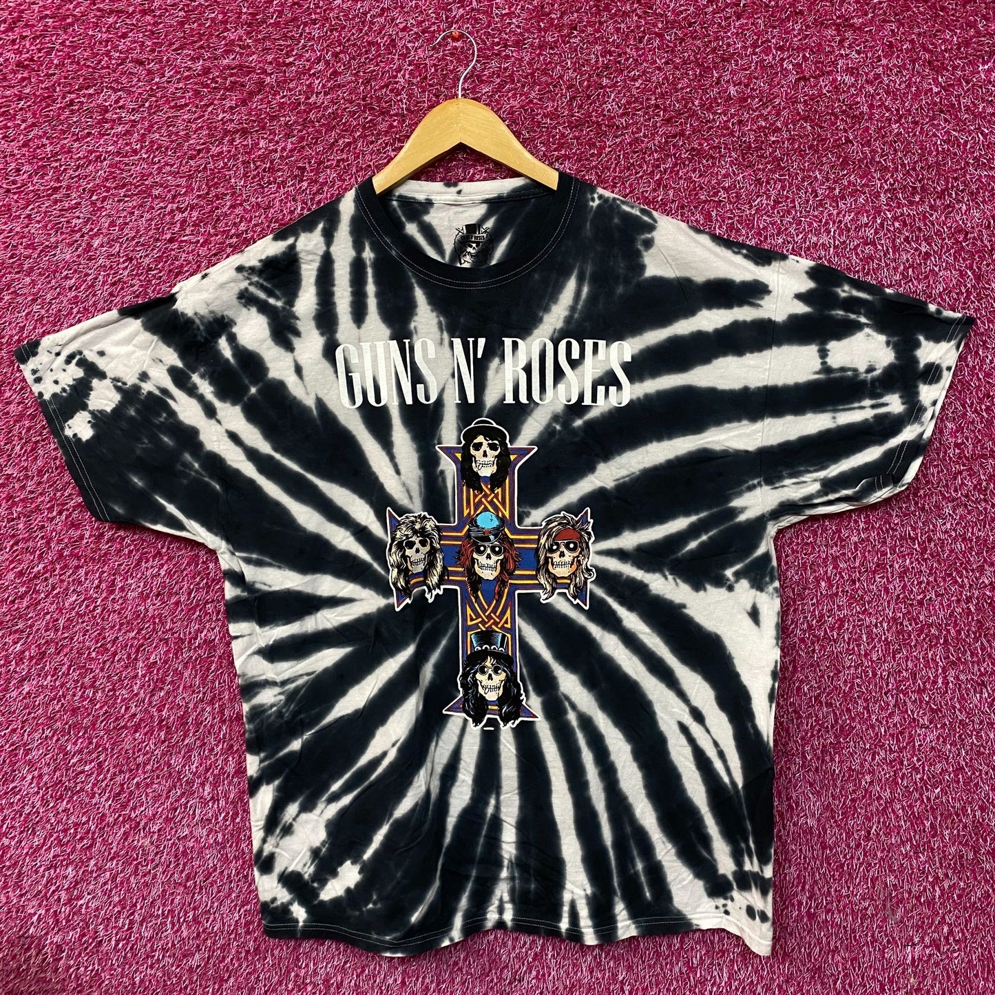 Guns N Roses Appetite for Destruction Tie Dye T-Shirt 2XL