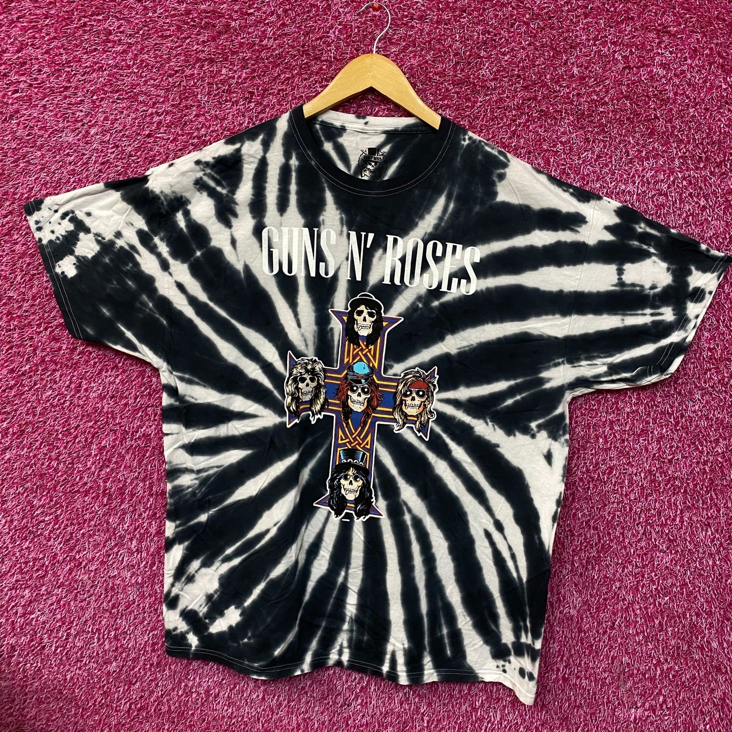 Guns N Roses Appetite for Destruction Tie Dye T-Shirt 2XL