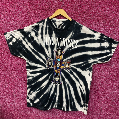 Guns N Roses Appetite for Destruction Tie Dye T-Shirt 2XL