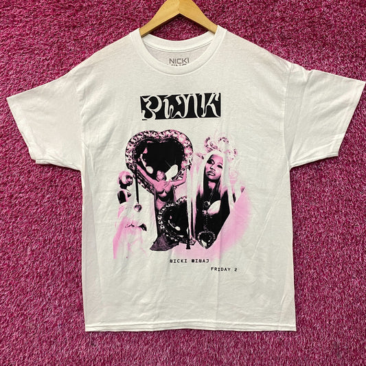 Nicki Minaj Heart Collage Pink Friday 2 T-Shirt Large
