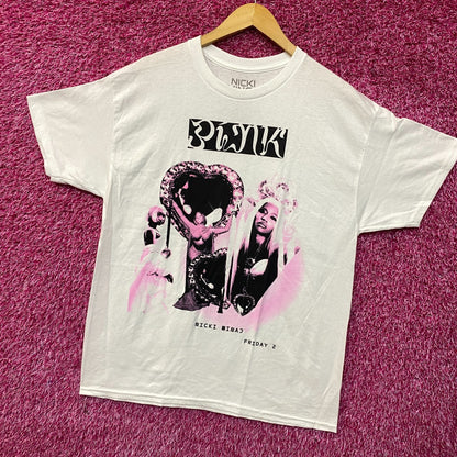 Nicki Minaj Heart Collage Pink Friday 2 T-Shirt Large