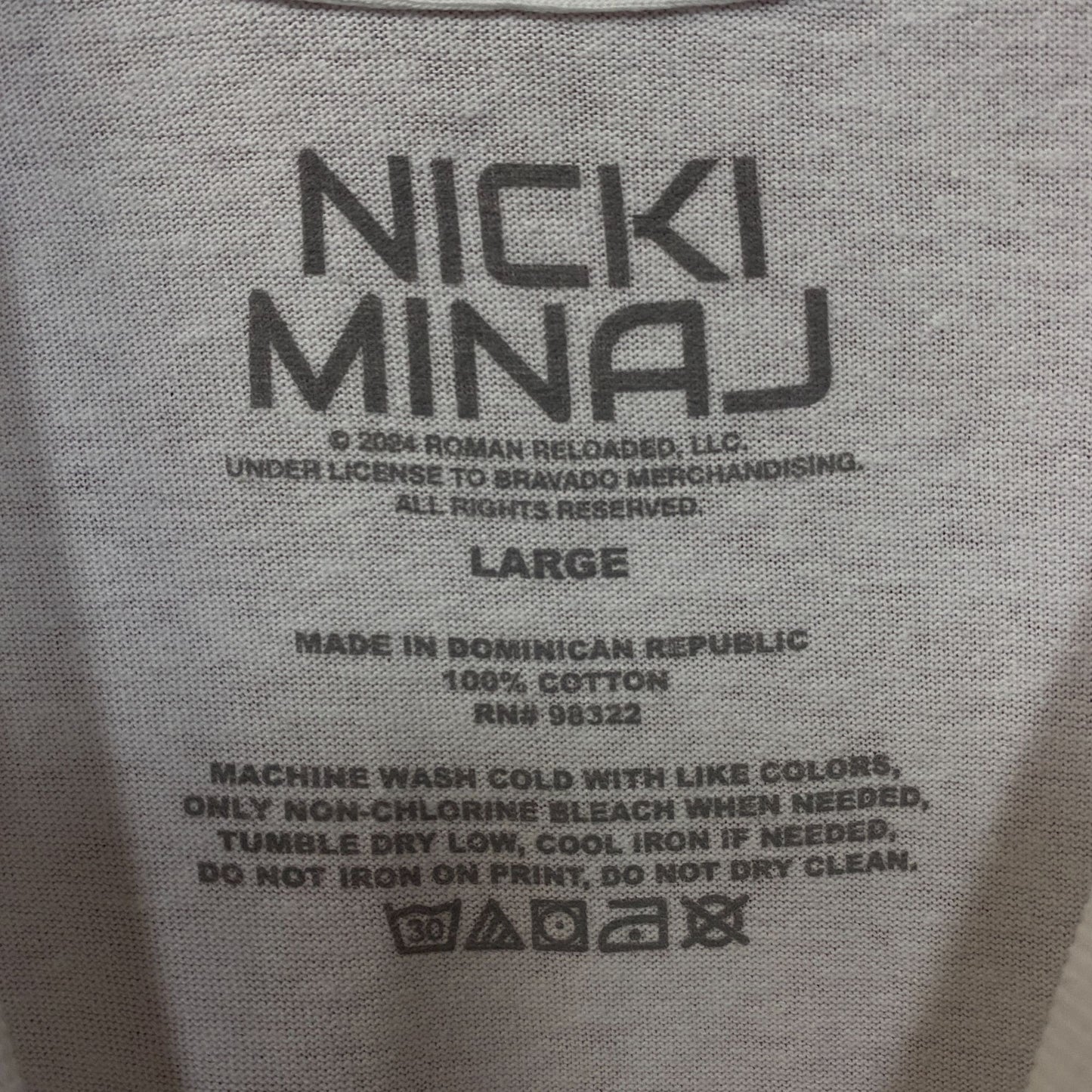 Nicki Minaj Heart Collage Pink Friday 2 T-Shirt Large