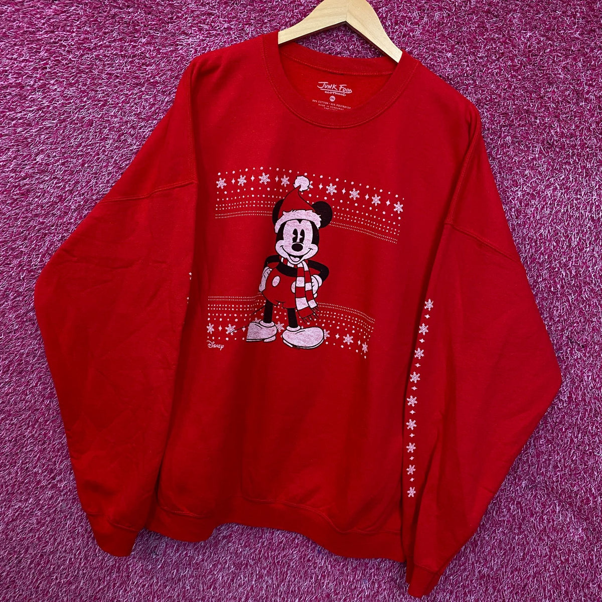 Junk Food Clothing Winter Wear Mickey Flea Market Fleece 2XL