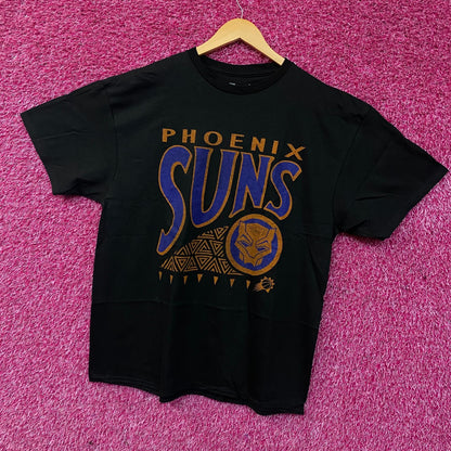 Junk Food Phoenix Suns NBA x Marvel Black Panther Wakanda Forever T-Shirt XL