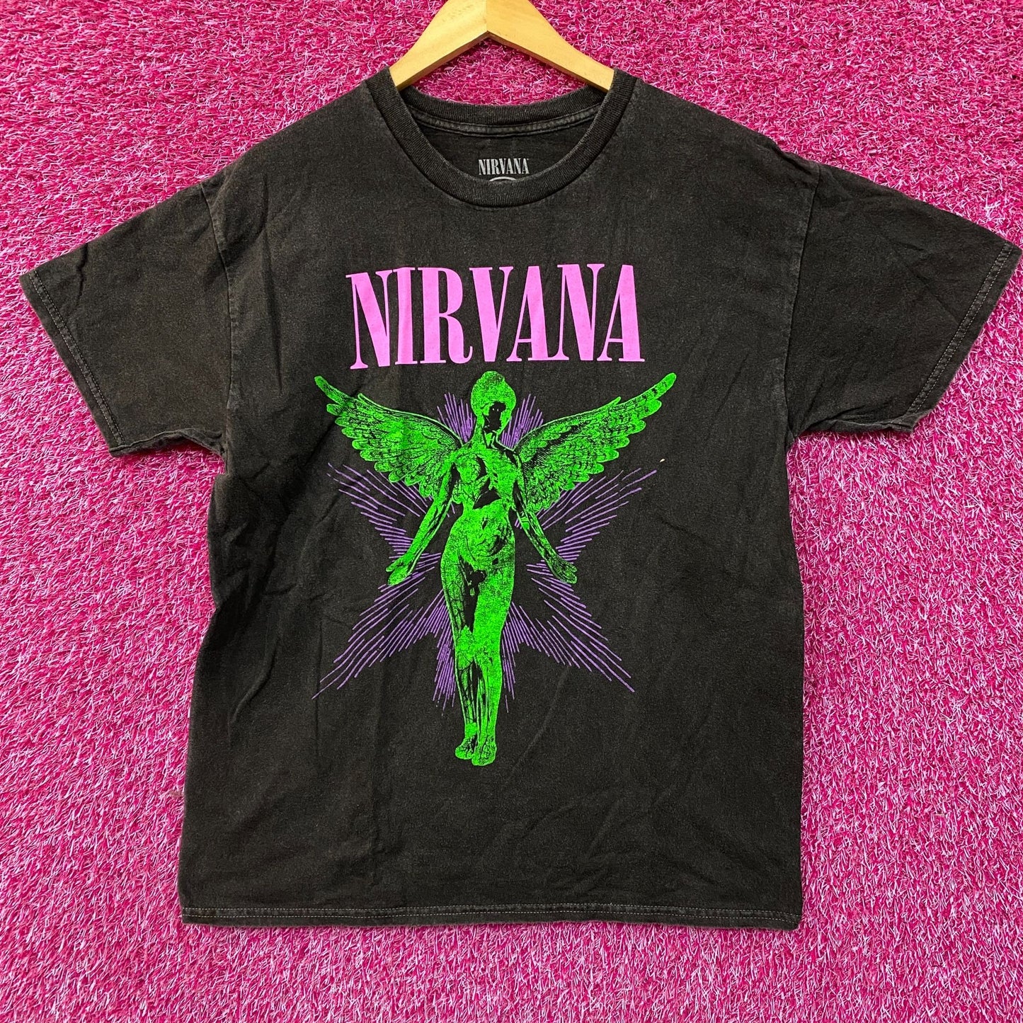 Nirvana In Utero Graphic Design T-Shirt Medium