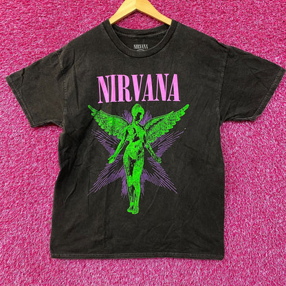Nirvana In Utero Graphic Design T-Shirt Medium