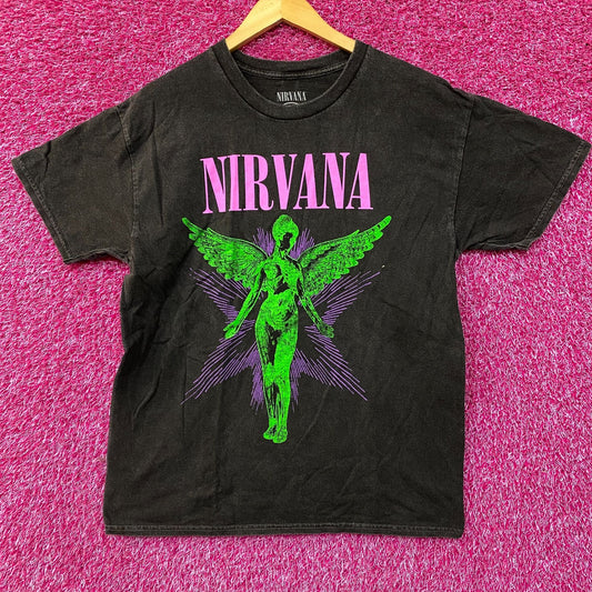 Nirvana In Utero Graphic Design T-Shirt Medium