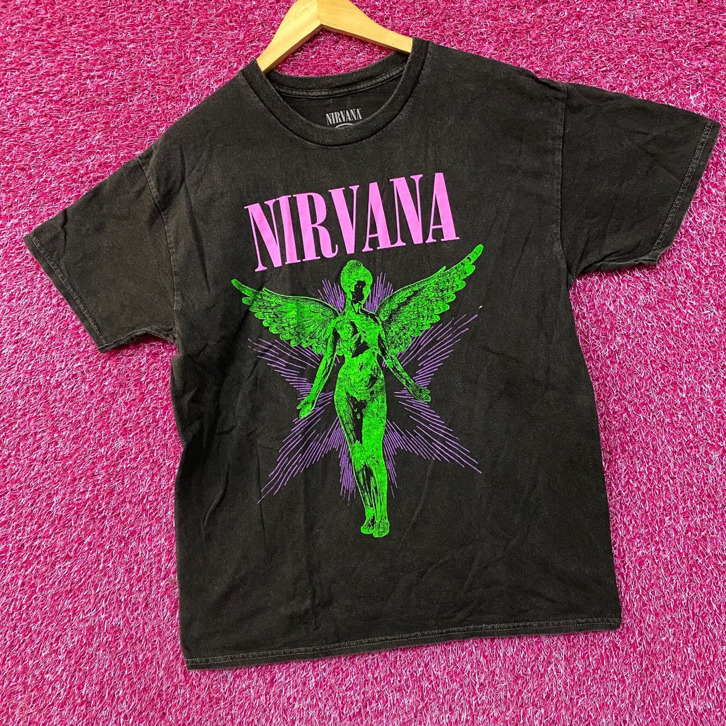 Nirvana In Utero Graphic Design T-Shirt Medium
