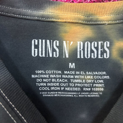 Guns N’ Roses Leopard Print Big Rose Hard Rock Tie Dye M
