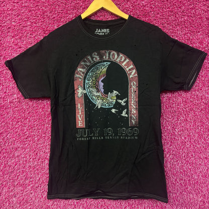Janis Joplin Live Forest Hills 1969 Rock Concert Tee S/M