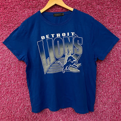 Junk Food Clothing Detroit Lions Vintage Style Women's Tee XL