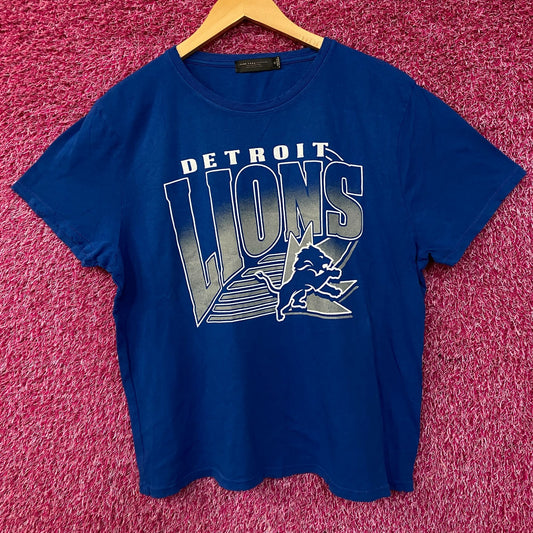 Junk Food Clothing Detroit Lions Vintage Style Women's Tee XL