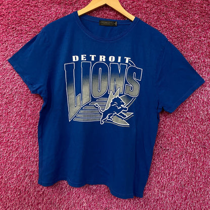 Junk Food Clothing Detroit Lions Vintage Style Women's Tee XL