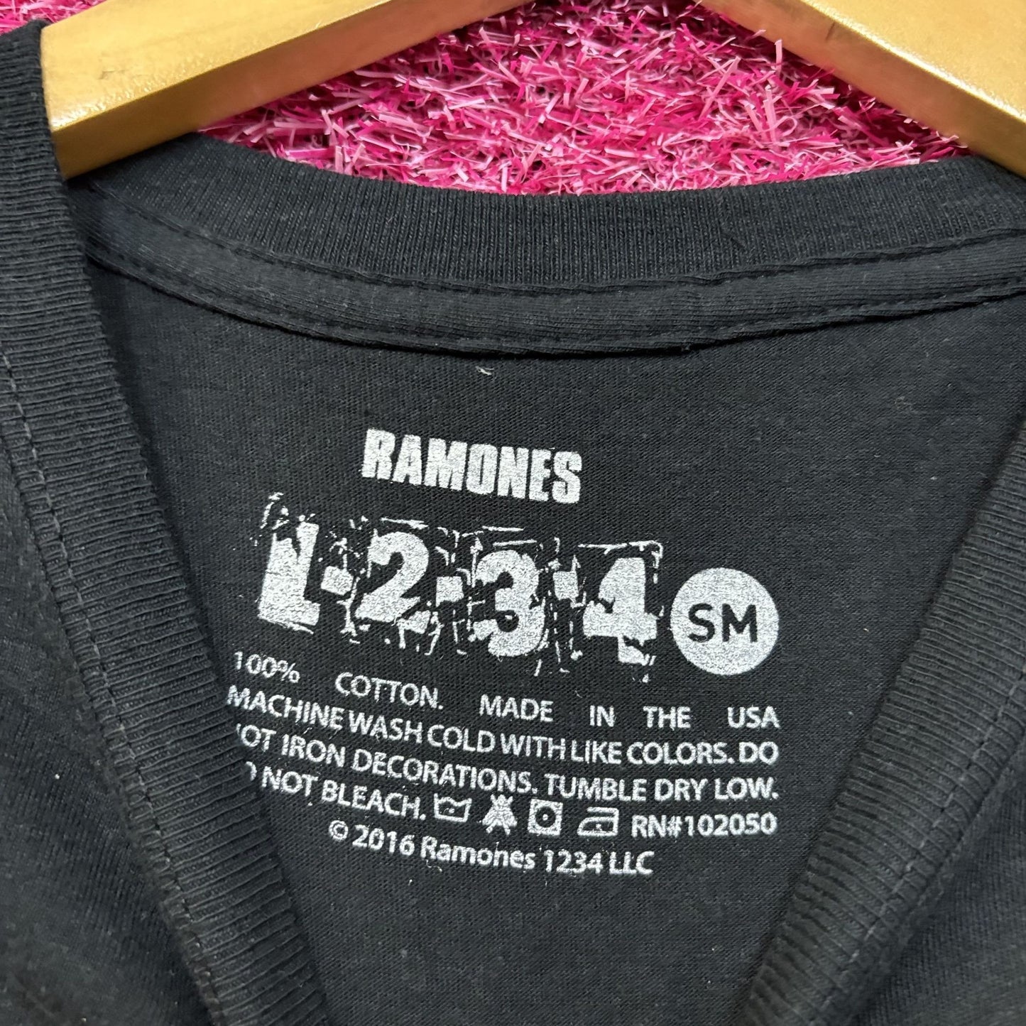 The Ramones Presidential Band Seal in Color Punk Rock Tee Small