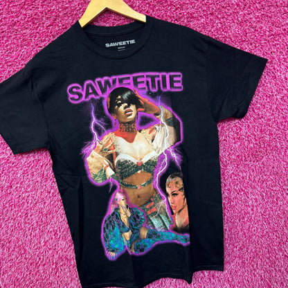 Saweetie High Maintenance Album Collage Atlanta Rap Tee M