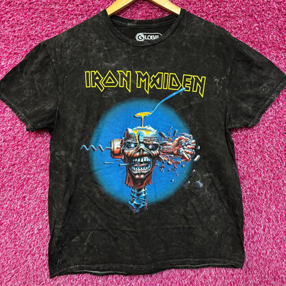 Iron Maiden Can I Play WIth Madness Mineral wash rock Tshirt size Small