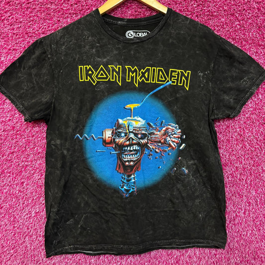 Iron Maiden Can I Play WIth Madness Mineral wash rock Tshirt size Small