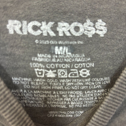 Rick Ross The Boss 90's style collage Rap Tshirt size large