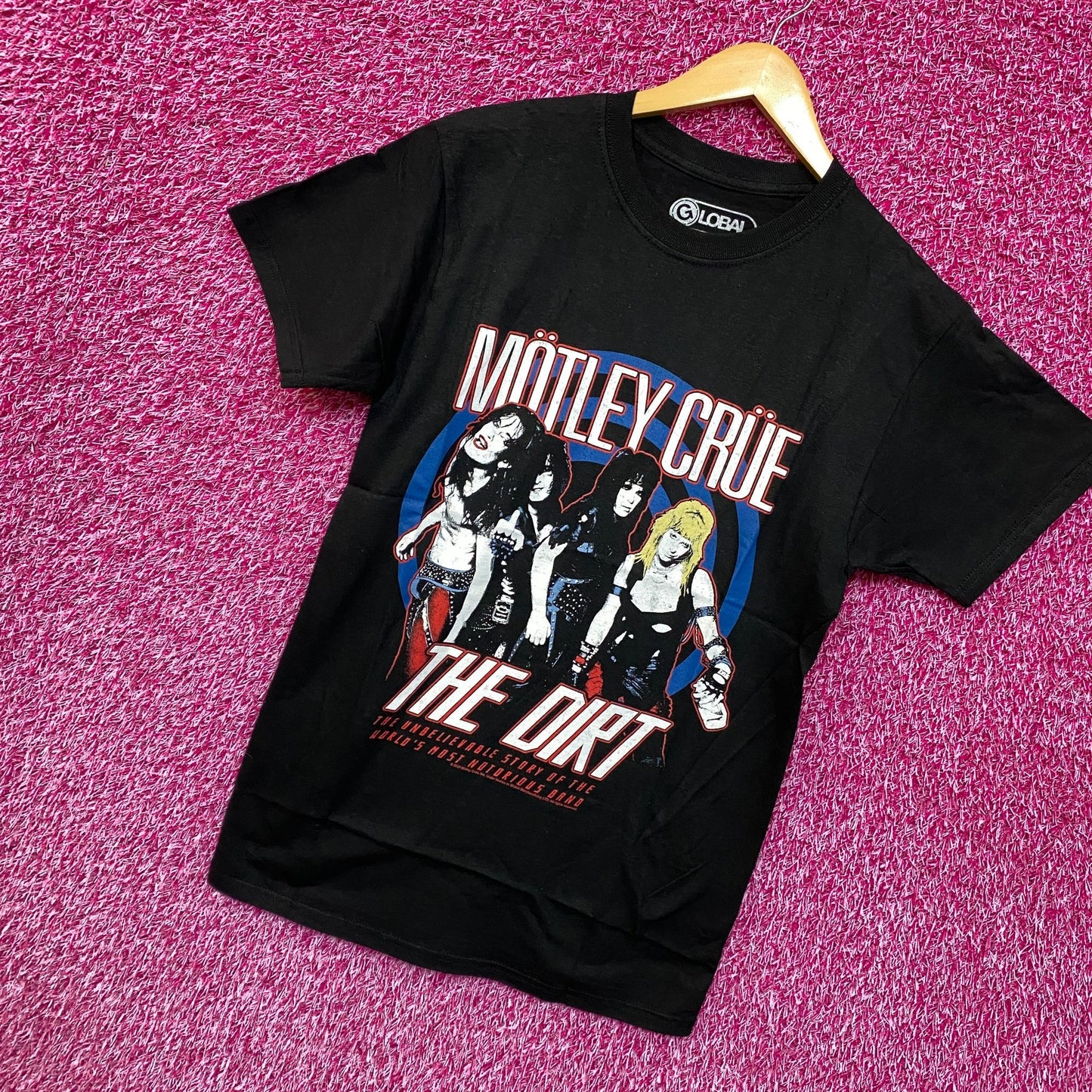 Motley Crue The Dirt Movie Promo Heavy Metal Tee S