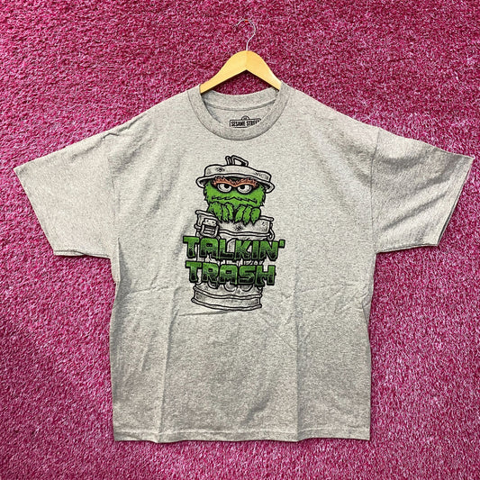 Sesame Street Oscar The Grouch Talkin' Trash T-Shirt 2XL