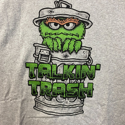 Sesame Street Oscar The Grouch Talkin' Trash T-Shirt 2XL