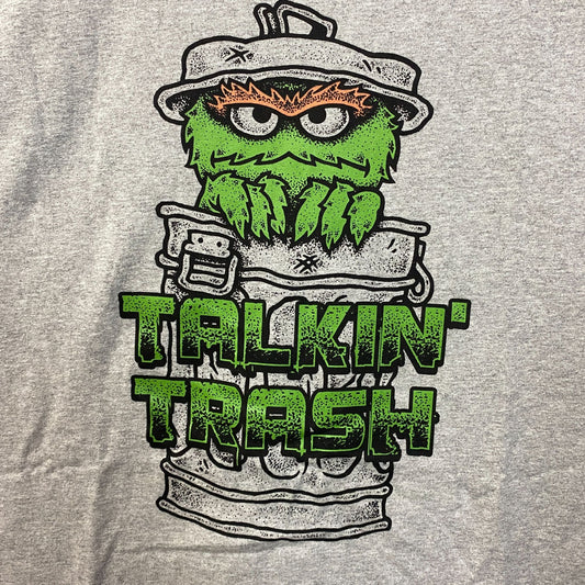 Sesame Street Oscar The Grouch Talkin' Trash T-Shirt 2XL