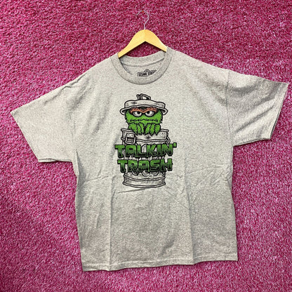 Sesame Street Oscar The Grouch Talkin' Trash T-Shirt 2XL