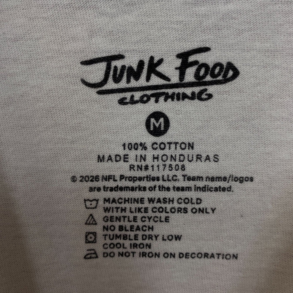 Junk Food Clothing Buffalo Bills Football Glitter Crop Top size Medium