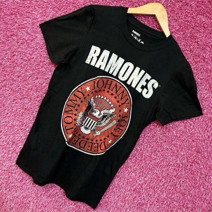 The Ramones Presidential Band Seal in Color Punk Rock Tee Small
