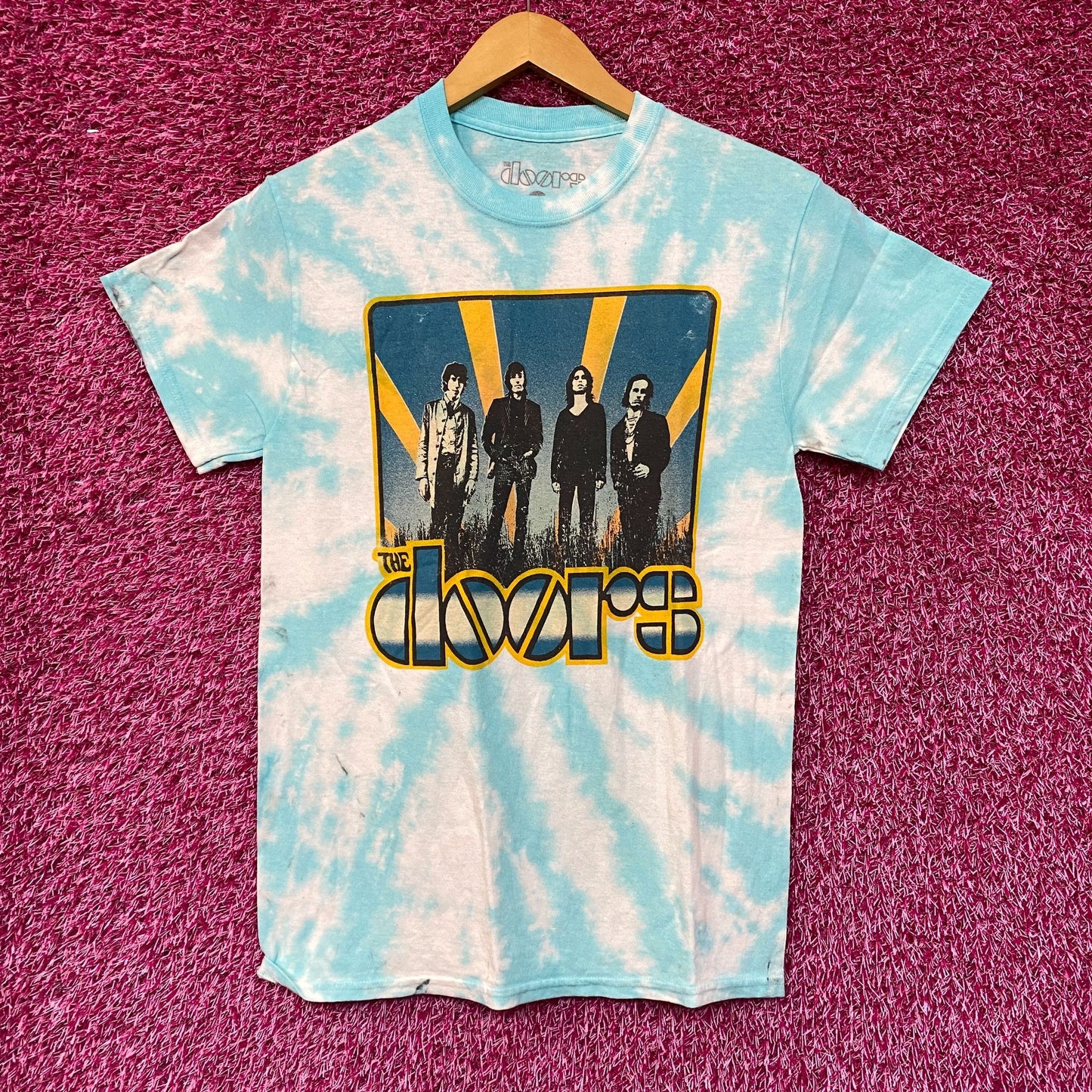 The Doors JIm Morrison Tie dye Rock Tshirt size Small