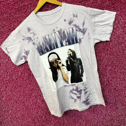 Aaliyah Queen of RnB Purple Tie Dye Medium