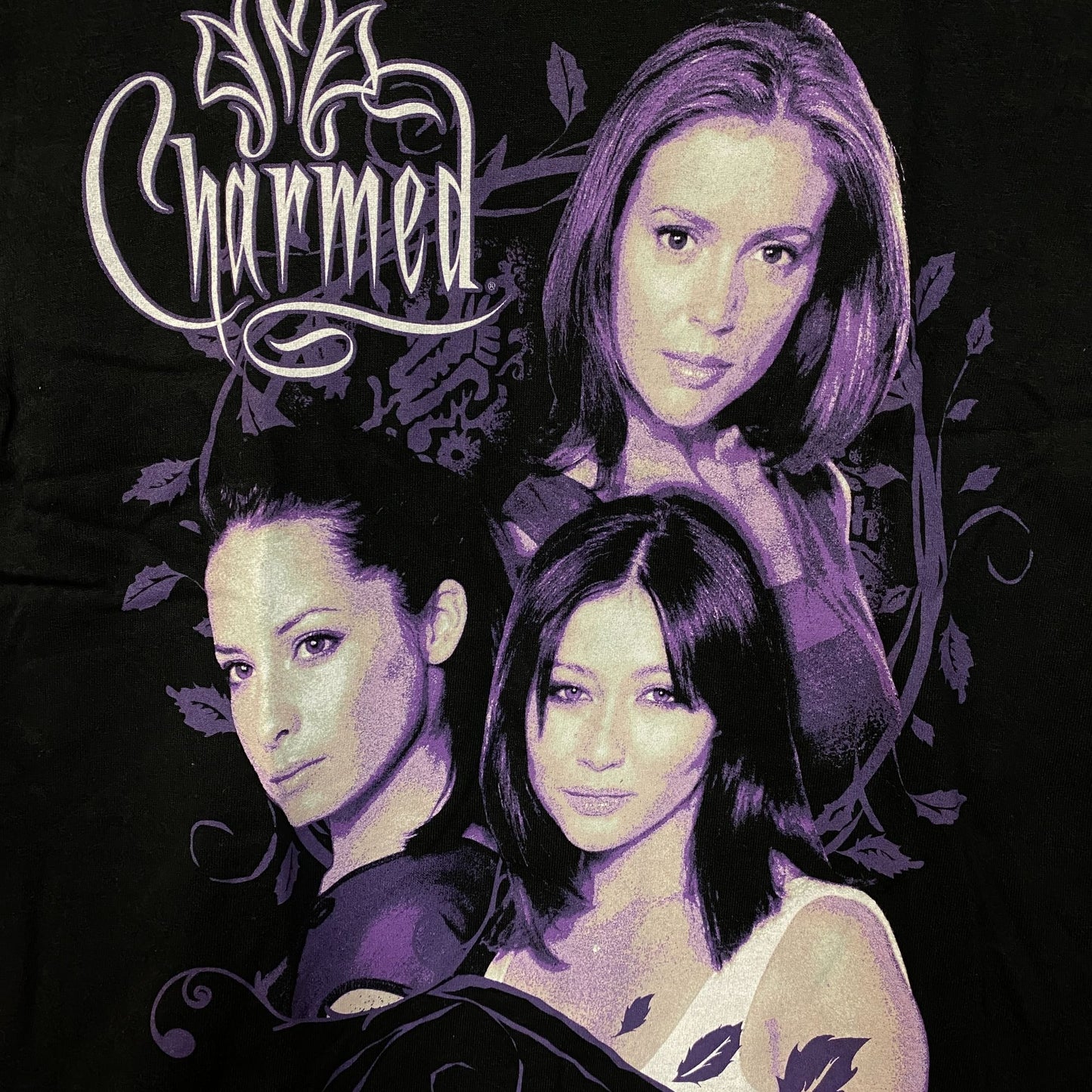 Charmed Halliwell Sisters Graphic Design T-Shirt Small