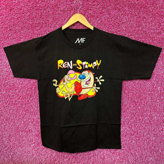 Ren and Stimpy Butt Buddy Animated Series Nickelodeon Tee L