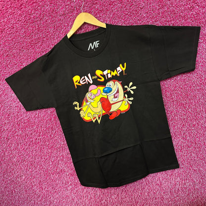 Ren and Stimpy Butt Buddy Animated Series Nickelodeon Tee L
