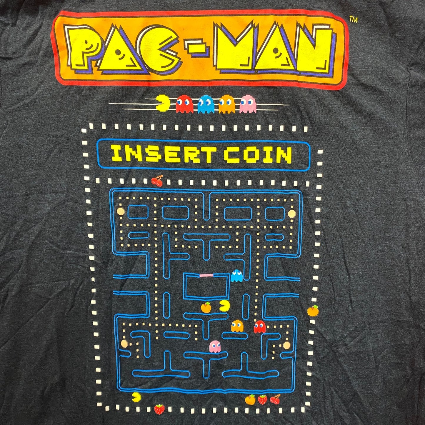 Pac-Man Retro Game T-Shirt 2XL