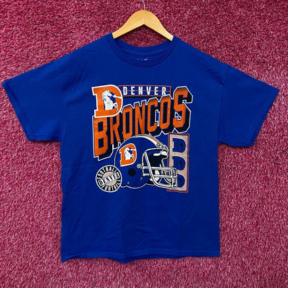 Junk Food Clothing Denver Broncos Checkdown Flea Market T-shirt Medium