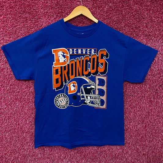 Junk Food Clothing Denver Broncos Checkdown Flea Market T-shirt Medium
