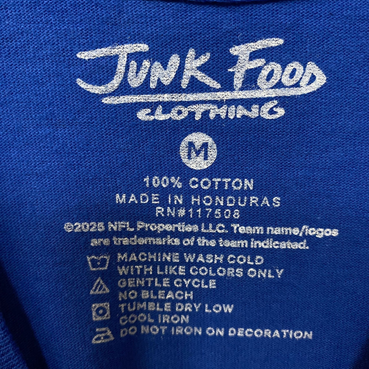 Junk Food Clothing Denver Broncos Checkdown Flea Market T-shirt Medium