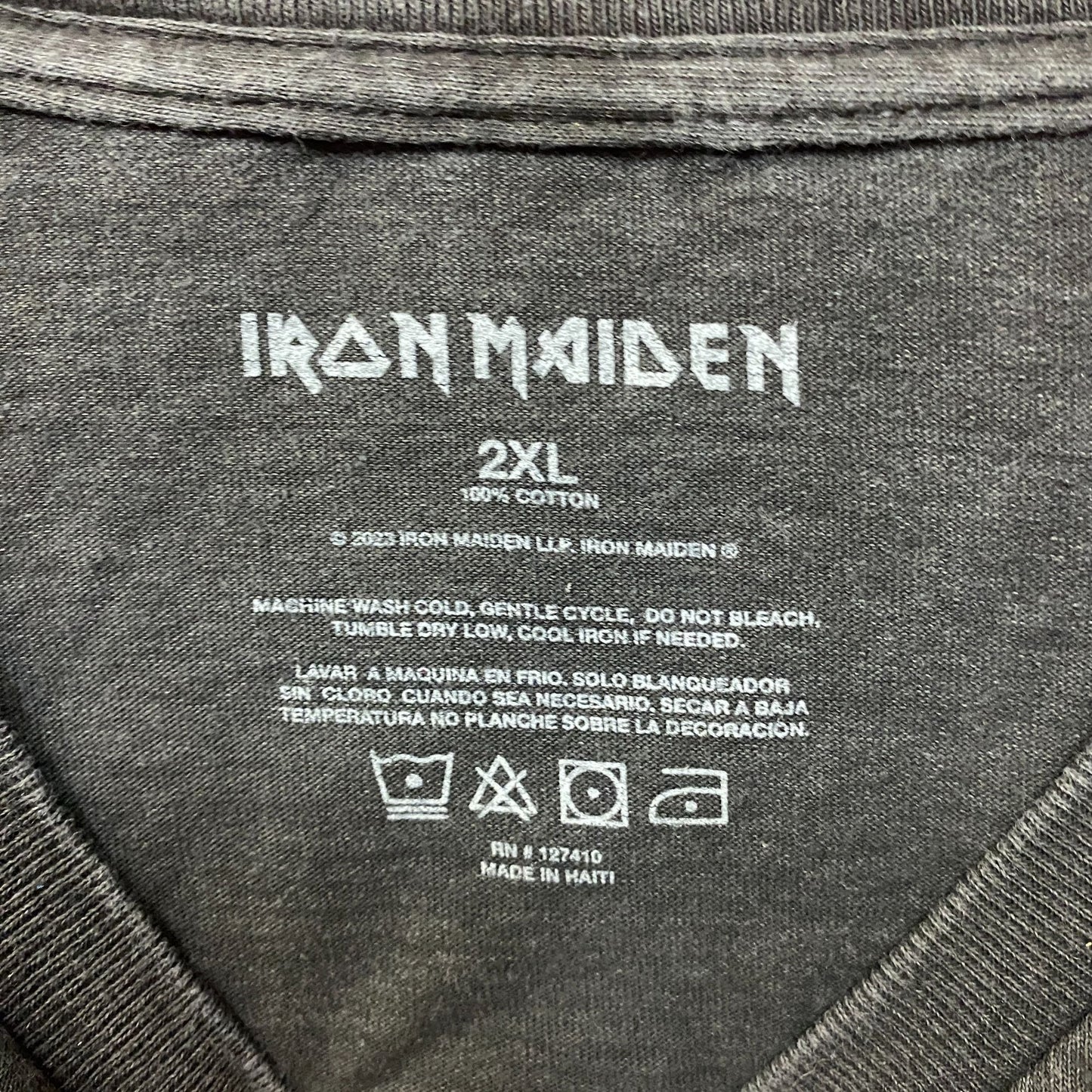 Iron Maiden 1992 Album Fear of the Dark Heavy Metal Band T-Shirt XXL