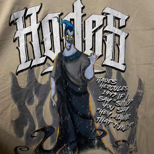 Disney Hercules Hades "If I Say Sing" Oversized Graphic Tee 3XL
