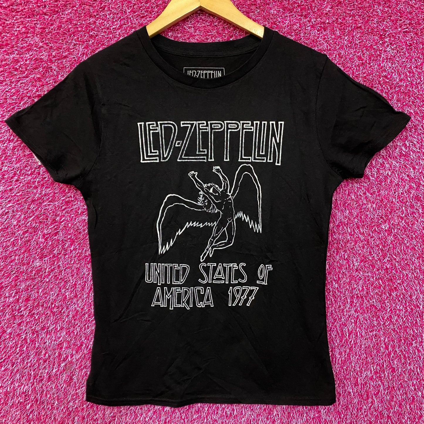 Led Zeppelin Icarus United States of America 1977 T-Shirt Small
